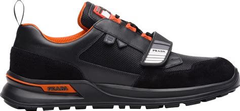 Buy Prada Mechano Leather 'Black Orange' .